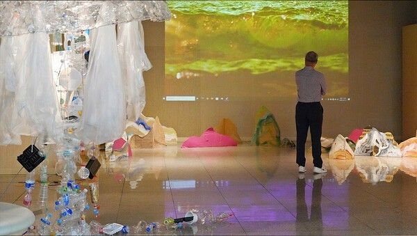 Exhibition view of Sacheon Small Art Museum. Photo by ARKO.