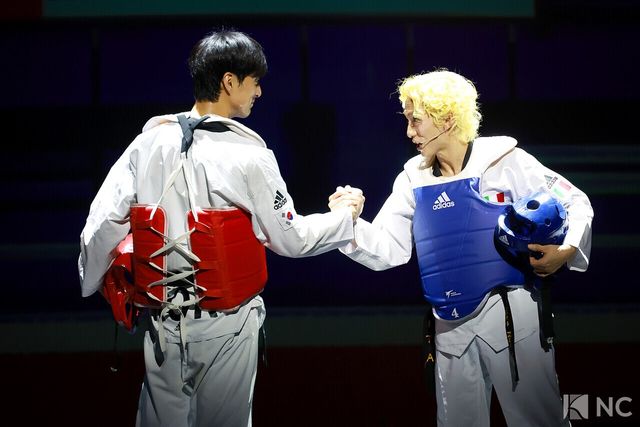 뮤지컬 배우 임동섭, 김종년. 사진=김규빈 기자