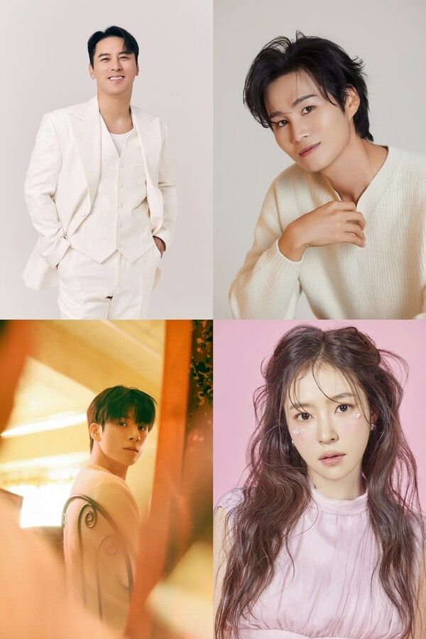 사진=호엔터테인먼트(장민호), 티엔엔터테인먼트(김희재), 쇼플레이엔터테인먼트(정동원), 주식회사 아츠로(홍자)