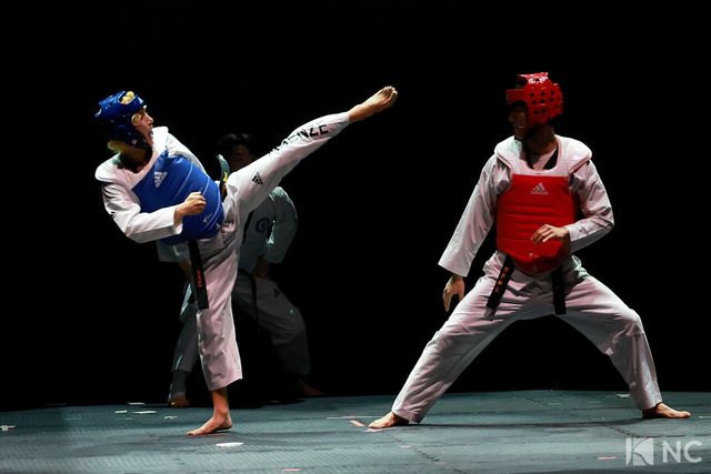 뮤지컬 배우 임동섭, 김종년. 사진=김규빈 기자