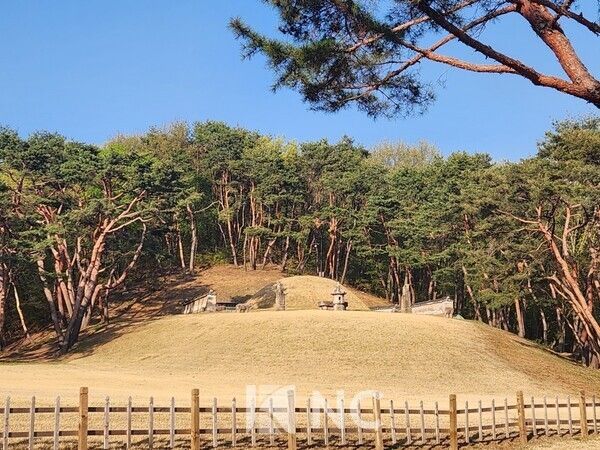 경릉 오른편에 위치한 덕종의 능묘. 사진=뉴스컬처