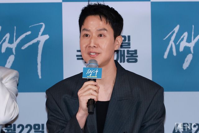 배우 정우. 사진=김규빈 기자