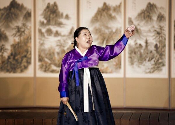 판소리 명창&nbsp;국가무형유산 보유자 '신영희' 공연 모습. 사진=한국문화재재단 제공