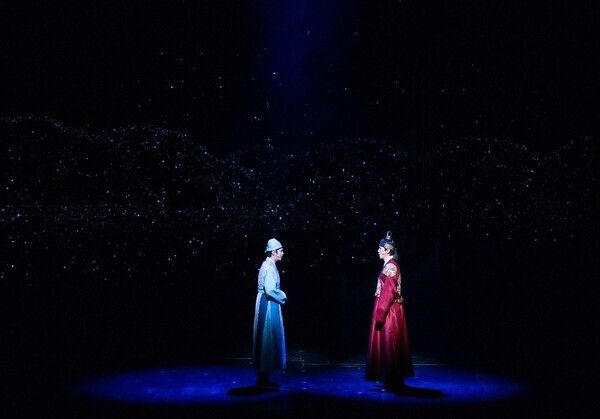 A scene from the musical 