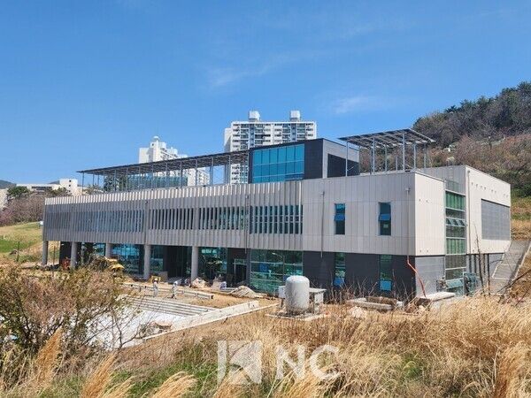 선소테마영상전시관 모습. 현재 공사가 한창이다. 사진=뉴스컬처