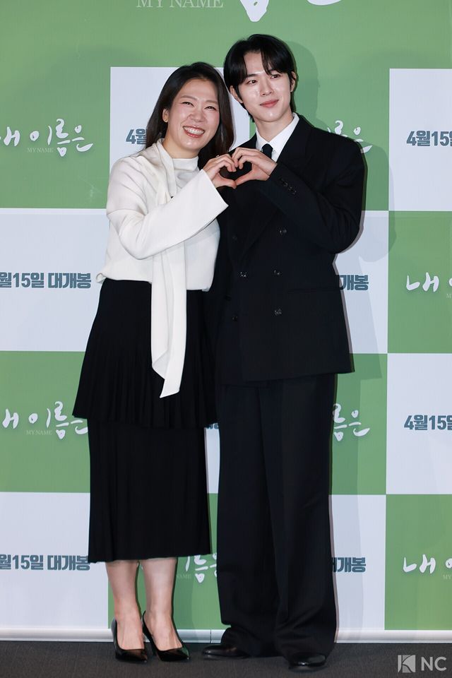 배우 염혜란, 신우빈. 사진=김규빈 기자