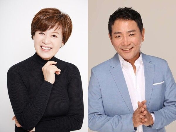 박미선-이봉원 부부. 사진=큐브엔터테인먼트, 탄탄엔터테인먼트