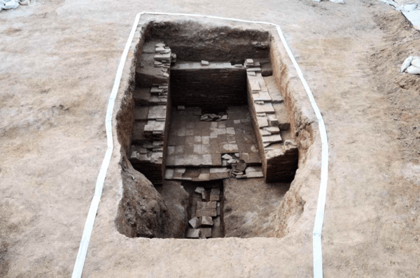 교촌리 벽돌무덤. 사진=국립문화유산연구원