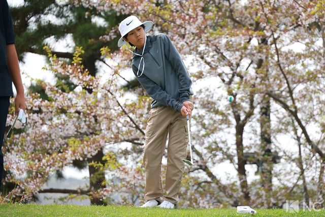 유에스 키즈 골프에 참가한 선수들의 모습. 사진=김규빈 기자