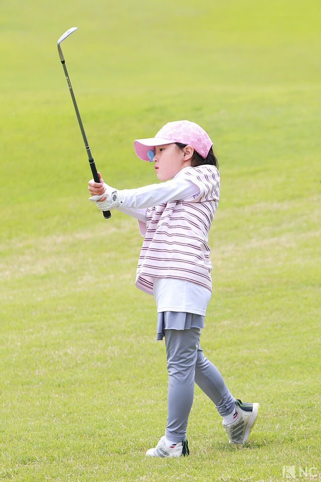 유에스 키즈 골프에 참가한 선수들의 모습. 사진=김규빈 기자