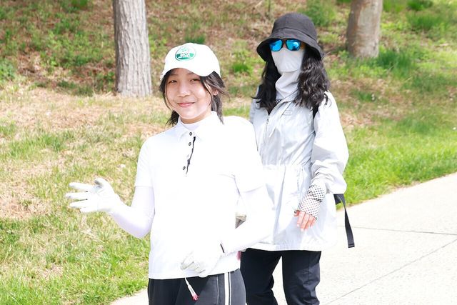 유에스 키즈 골프에 참가한 선수들의 모습. 사진=김규빈 기자