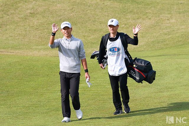 유에스 키즈 골프에 참가한 선수들의 모습. 사진=김규빈 기자