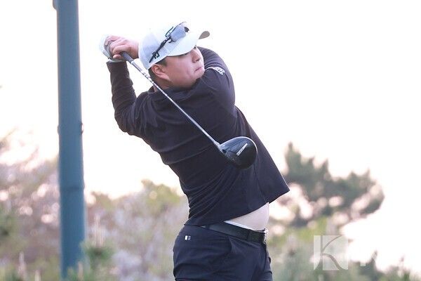 임태영 선수. 지난 22일 경기도 안산 대부도 더헤븐리조트에서 열린 '‘2026 유에스 키즈 골프 코리안 챔피언십(U.S. Kids Golf Korean Championship)’ 1라운드에서 남자 15-18세 디비전에 출전한 임태영 선수가 단독 선두에 나섰다. 사진=김규빈 기자
