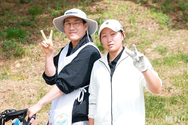 유에스 키즈 골프에 참가한 선수들의 모습. 사진=김규빈 기자