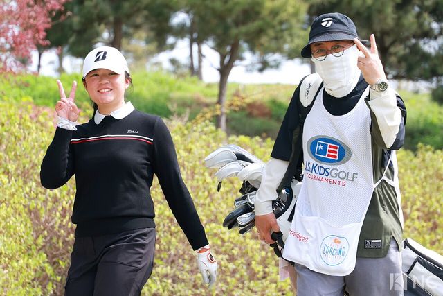 유에스 키즈 골프에 참가한 선수들의 모습. 사진=김규빈 기자