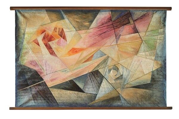 최유현 자수장 작품 ‘태양을 잡으려는 새들’. 사진=국가유산청 한국전통문화대학교