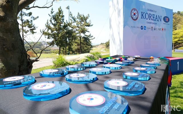 2026 유에스 키즈 골프 코리안 챔피언십(U.S. Kids Golf Korean Championship) 메달. 사진=김규빈 기자