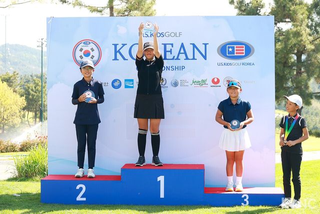 2026 유에스 키즈 골프 코리안 챔피언십(U.S.&nbsp;Kids&nbsp;Golf&nbsp;Korean&nbsp;Championship) 시상식. 사진=김규빈 기자