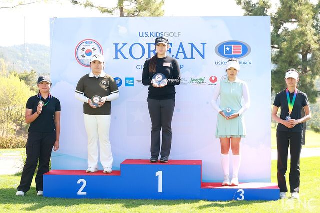 여자&nbsp;15~18세 디비전 수상자들. 사진=김규빈 기자