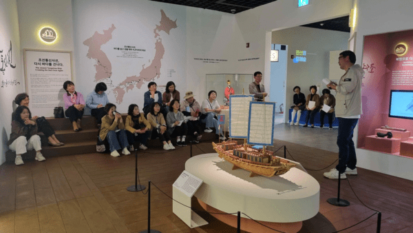 国立海洋遺産研究所 ボランティア解説員研修＝木浦海洋遺物展示館