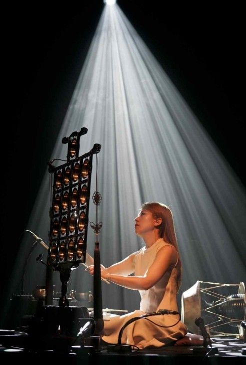 타악·운라 연주자 한솔잎. 사진=국가유산청