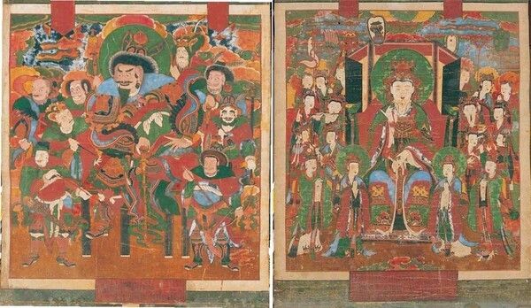 여수 흥국사 제석천･천룡도. 사진=국가유산청