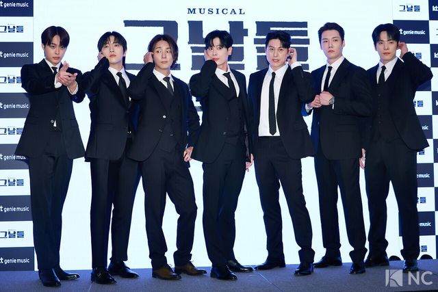 배우 유선호, 산들, 윤시윤, 박규원, 류수영, 최진혁, 김정현. 사진=김규빈 기자