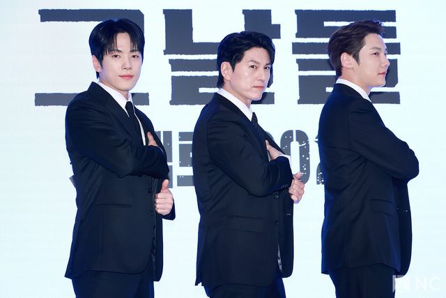 배우 김정현, 류수영, 최진혁. 사진=김규빈 기자