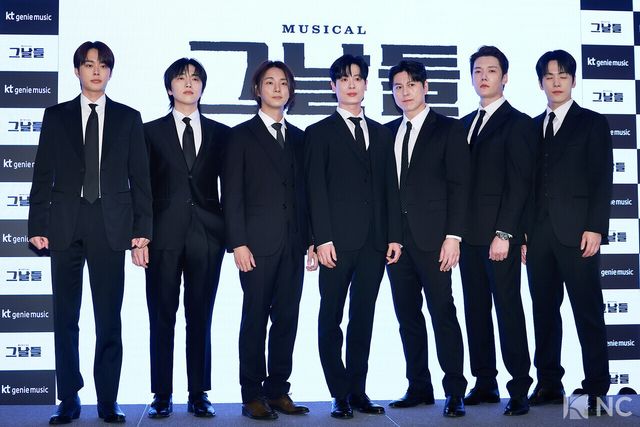 배우 유선호, 산들, 윤시윤, 박규원, 류수영, 최진혁, 김정현. 사진=김규빈 기자