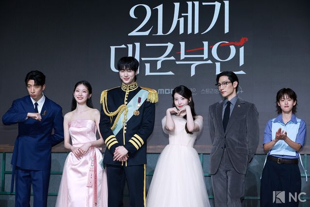 배우 유수빈, 공승연, 변우석, 아이유, 노상현, 이연. 사진=김규빈 기자