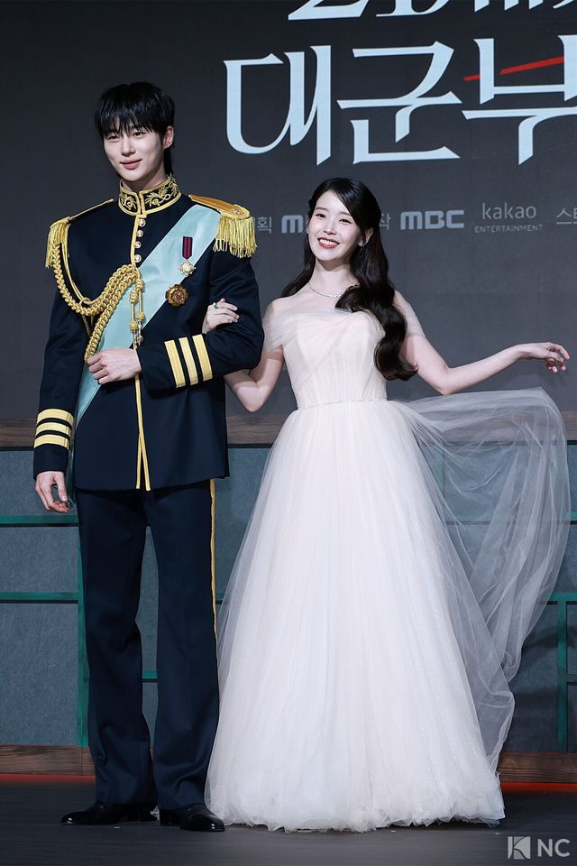 배우 변우석과 아이유. 사진=김규빈 기자