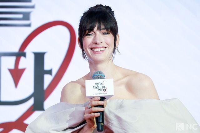 배우 앤 해서웨이. 사진=김규빈 기자