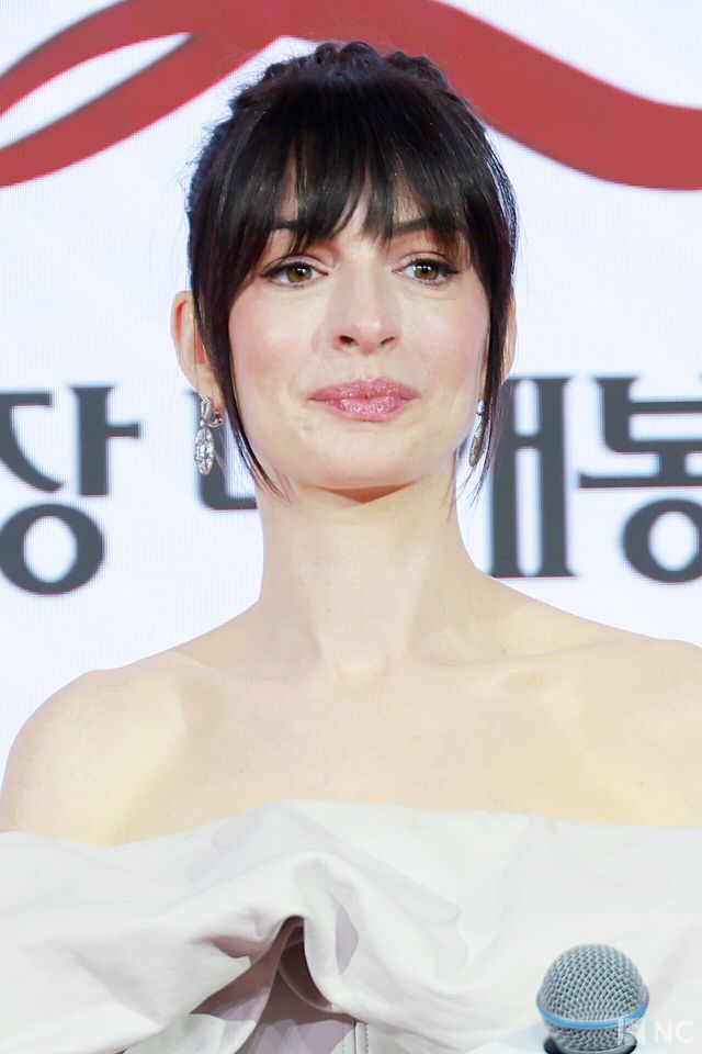 배우 앤 해서웨이. 사진=김규빈 기자