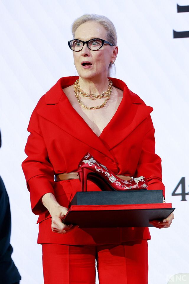 배우 메릴 스트립. 사진=김규빈 기자