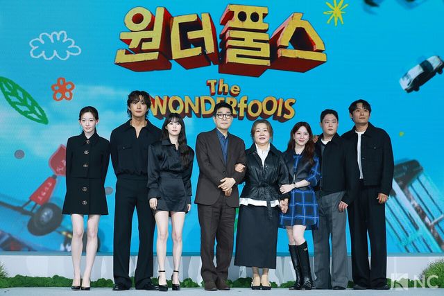 배우 최윤지, 배나라, 정이서, 손현주, 김해숙, 박은빈, 임성재, 최대훈. 사진=김규빈 기자