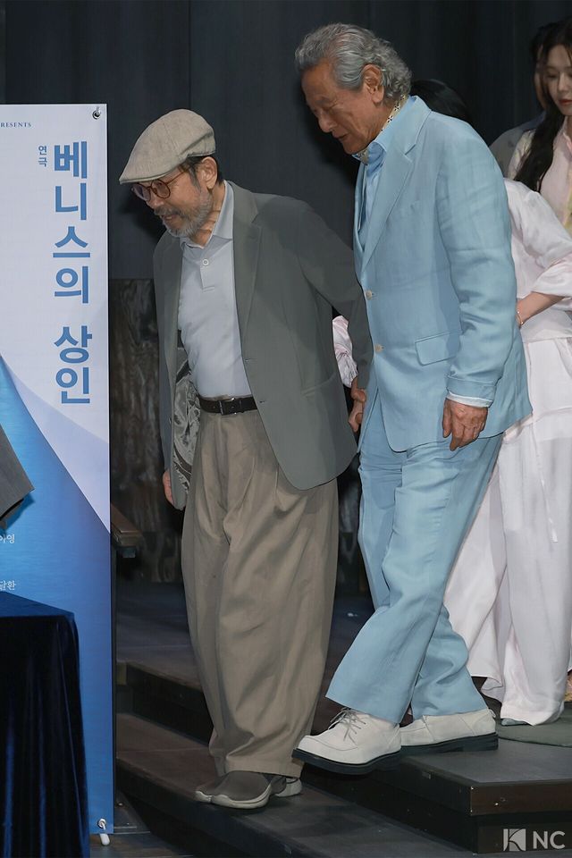 배우 신구, 박근형. 사진=뉴스컬처 김규빈 기자
