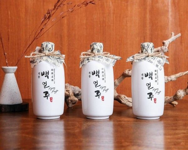 계룡백일주. 사진=계룡백일주 공식 SNS