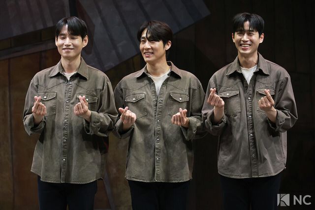 배우 강정우, 김지철, 장민수. 사진=김규빈 기자