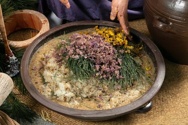 계룡백일주 제조 과정. 사진=국가유산청 국가유산포털