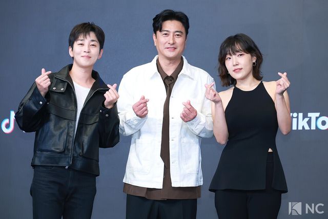 가수 딘딘, 스포츠 해설가 안정환, 방송인 이은지. 사진=김규빈 기자