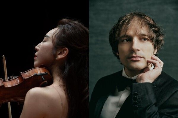 Violinist Shin Sung-hee and Pianist Ilya Rashkovskiy. Photo by Lead Arts Management.