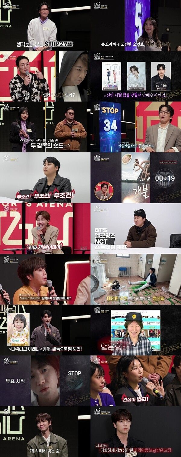 29일 방송된 '디렉터스 아레나' 2회 장면. 사진=에픽스톰, 라이프타임, ENA
