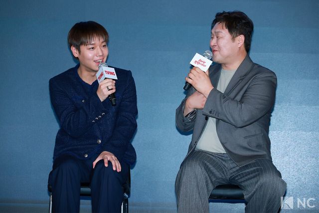 배우 박지훈, 윤경호. 사진=김규빈 기자