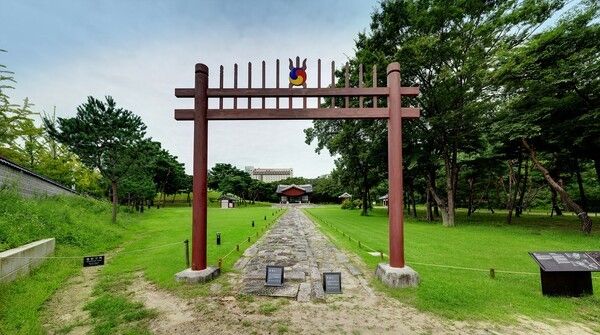 선릉 홍살문 전경. 사진=국가유산청 궁능유적본부
