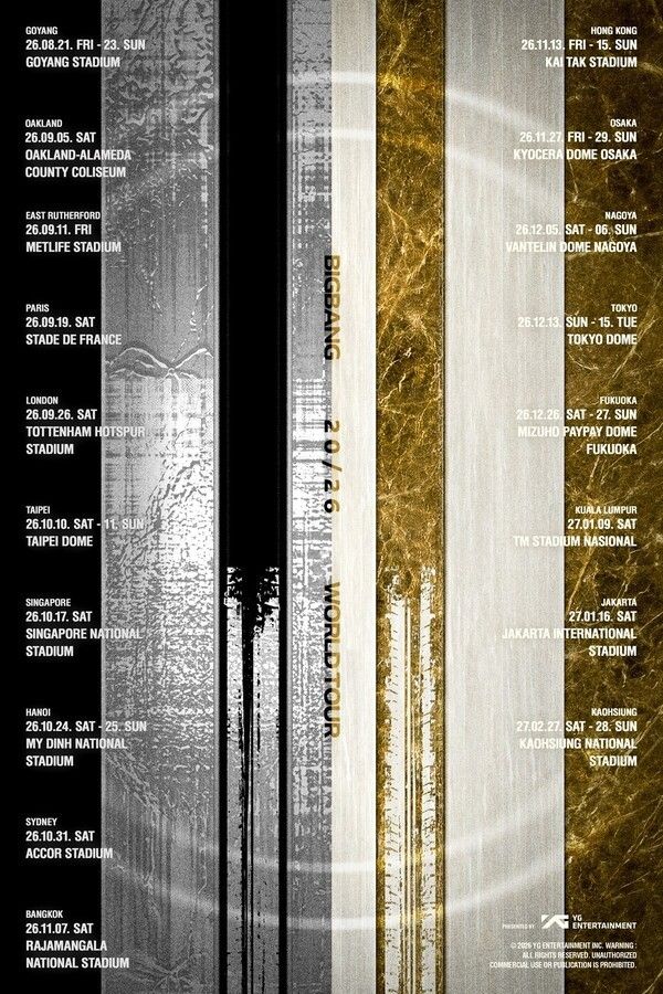 BIGBANG. Photo by YG Entertainment.