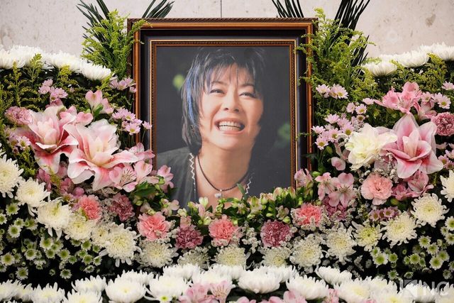 가수 옥희(본명 김광숙)의 빈소가 21일 오후 서울 송파구 서울아산병원 장례식장 22호에 마련됐다. 사진=사진공동취재단