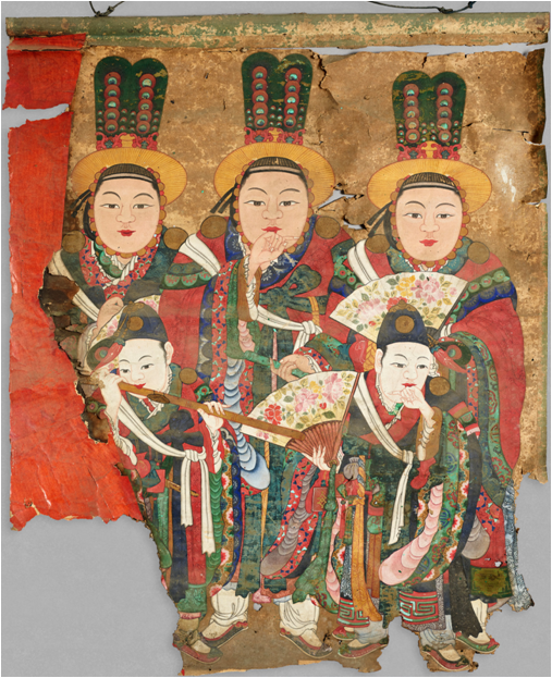 “Changbu Gwangdae,” a deity associated with music and performance. Photo courtesy of the Korea Heritage Service.