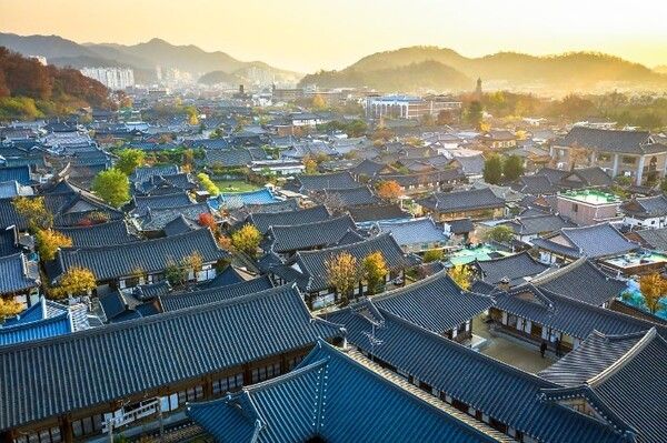 전주한옥마을 전경. 사진=전주시