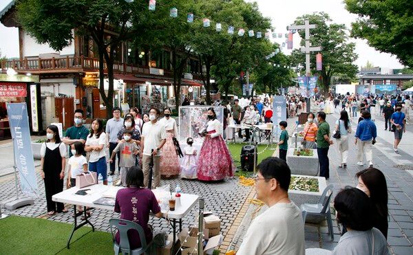 전주한옥마을 태조로 풍경. 사진=전주시청