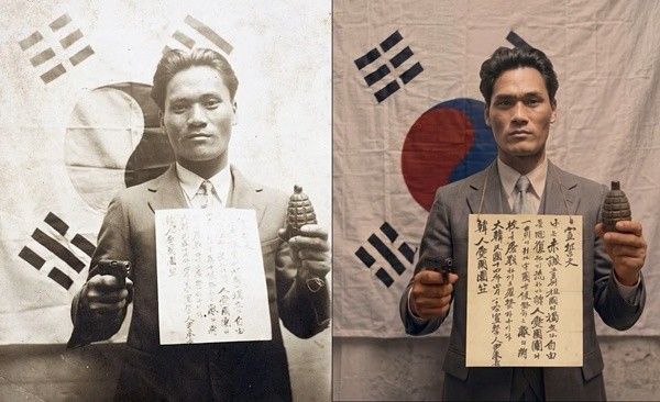 'AI 드라마 – 부활수업'의 '김구: 우리 시대의 사랑'. 사진=EBS